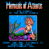 Mermaids of Atlantis Title Screen